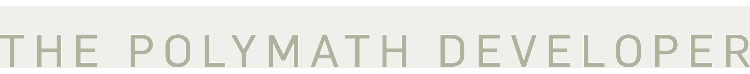 The Polymath Developer